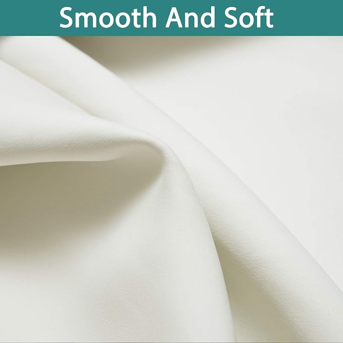 Yakamok Cream 100% Blackout Curtains 96 Inches Long - Image 7