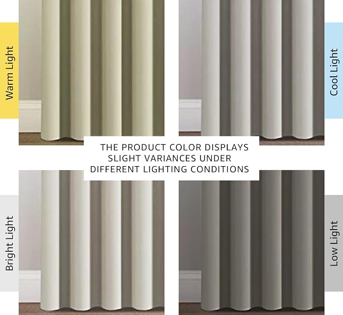 H.VERSAILTEX Blackout Patio Curtains 100 x 84 Inches - Image 3