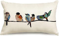 RABUSOFA 12x20 Lumbar Pillow Decorative Throw Pillows, Small Hand-Painted by RABUSOFA