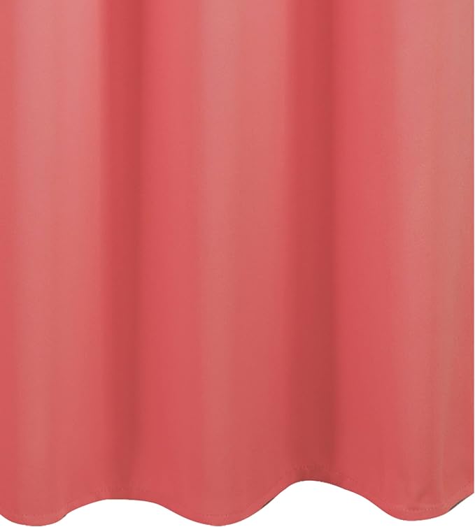 Coral Blackout Curtains 38 x 63 Inch Length/Set of 2 Curtain Panels/Thermal - Image 8