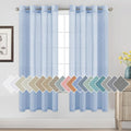 H.VERSAILTEX Linen Curtains Natural Blended Curtain Panels by HVERSAILTEX