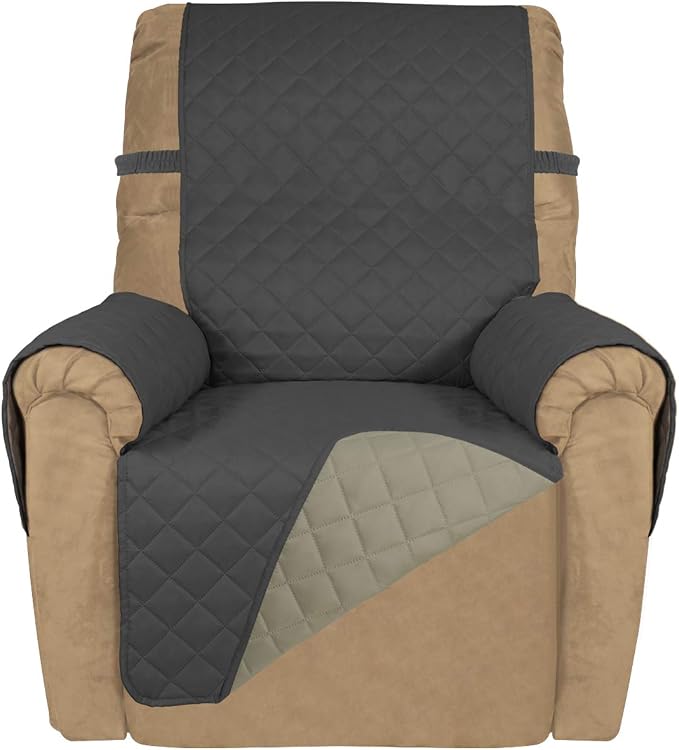 PureFit Reversible Recliner Chair Covers Couch Covers by PureFit