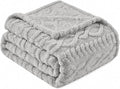 Grey Throw Blanket by LUSSENAHOME