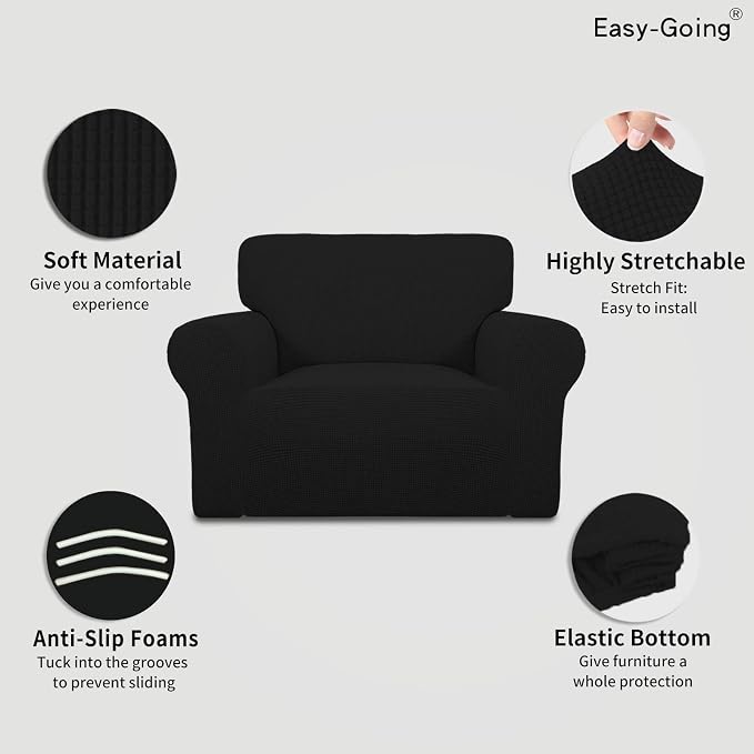 Easy-Going Stretch Oversized Chair Slipcover - Image 3