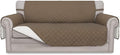 Easy-Going Reversible Couch Cover, 2 Cushion Sofa, Camel/Ivory | Oversized by Easy-Going