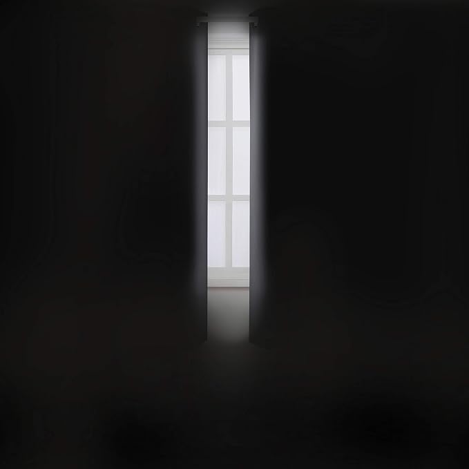 Grey Thermal Blackout Curtains/38 x 54 Inch/Set of 2 Panels Room Darkening - Image 3