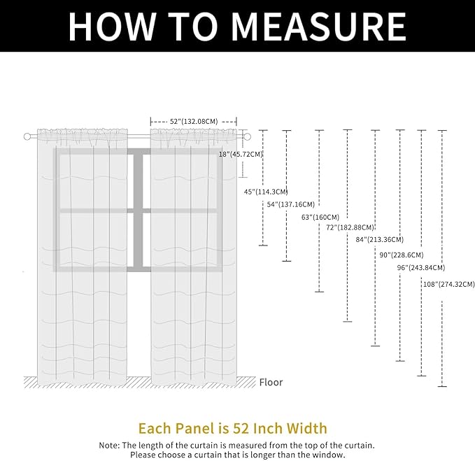 SpaceDresser Basic Rod Pocket Sheer Voile Window Curtain Panels Chartreuse 1 - Image 7