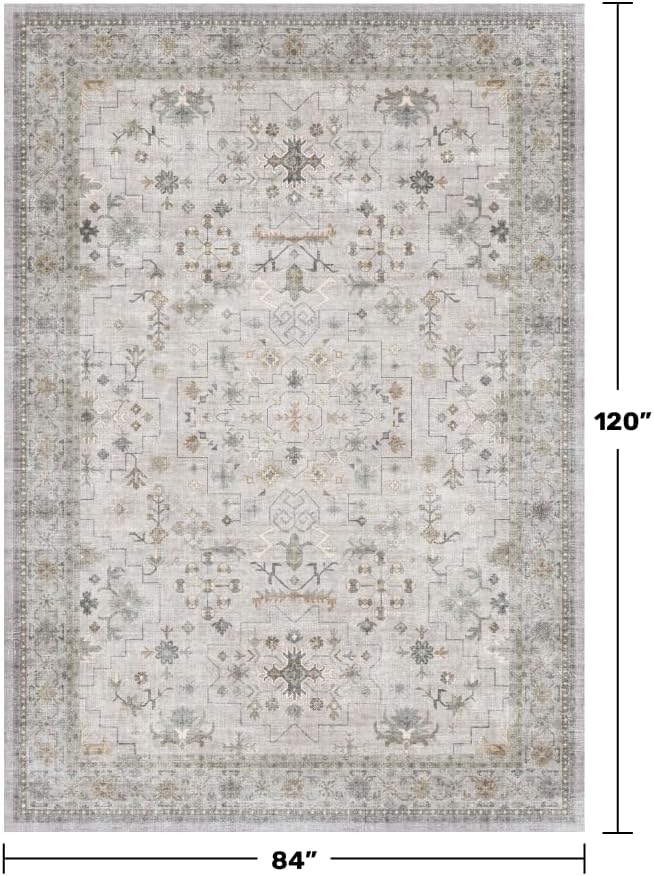Boho Living Room Rug 7x10 - Image 2