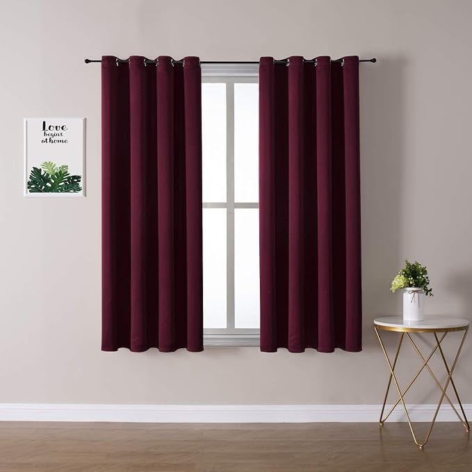 ChrisDowa Blackout Curtains for Bedroom and Living Room 2 Panels Set | Thermal by ChrisDowa