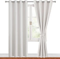 Blackout Curtains for Bedroom, 52 x 84 Inches Long, 2 Panels | Thermal by Hiasan