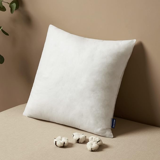 MIULEE Pillow Insert 27x27 Inch Decorative Square Throw Pillow Inserts | by MIULEE