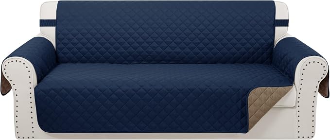 Reversible Couch Cover for 3 Cushion, Pet Friendly Water Repellent Couch Sofa by LuxshareHome