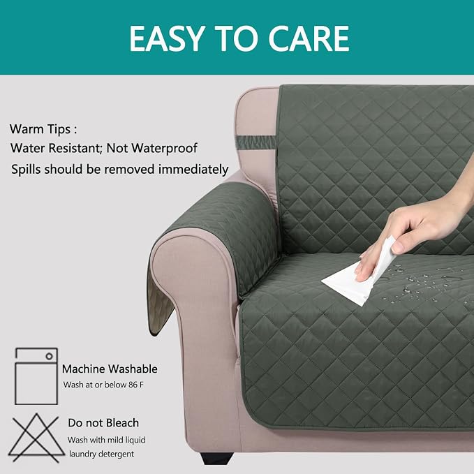 U-NICE HOME Loveseat Sofa Cover - Image 5