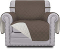 Easy-Going Reversible Couch Cover, Small Chair, Taupe/Ivory | Machine Washable by Easy-Going