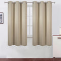 Blackout Curtains 40 x 63 inch/Beige Curtains Set of 2 Panels/Thermal Insulated by Lemomo