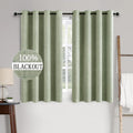 MIULEE 100% Blackout Linen Curtains by MIULEE