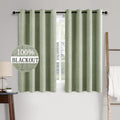 MIULEE 100% Blackout Linen Curtains by MIULEE