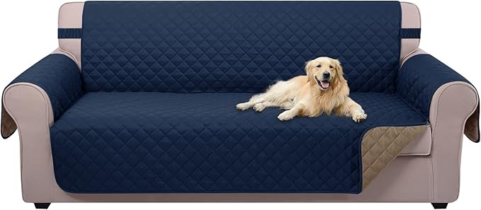 U-NICE HOME 4 Seater Sofa Cover 91''Large Couch Cover, Pet Friendly, Elastic by U-NICEHOME
