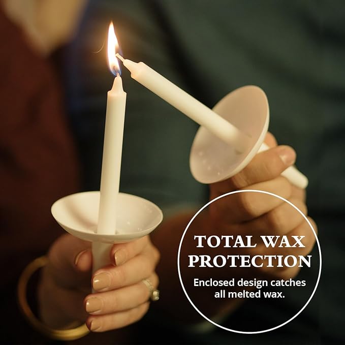Concordia Supply Candlelight Service Reusable Plastic Candle Holders for Candlesticks - 250 Pcs. Candle Protector for Church Vigils, Memorial Candles, Congregational Candles, & Christmas Eve Candles