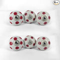 Handamde Pink Ceramic Stone Cabinet Knobs, Vintage Decorative Drawer Pulls for Trendy Cabinets, Modern Dressers & Cupboards, Knobs for Kitchen & Furniture - Set of 6