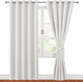 Blackout Curtains for Bedroom, 60 x 84 Inches Long, 2 Panels | Thermal by Hiasan