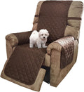 U-NICE HOME Reversible Recliner Chair Covers, Chocolate | 28''Recliner Cover by U-NICEHOME