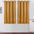 Mustard Yellow Thermal Blackout Curtains/52 x 54 Inch/Set of 2 Panels Room by Lemomo