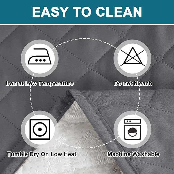Turquoize 100% Waterproof Futon Cover Futon Slipcover Washable Armless Sofa Bed - Image 7