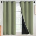 SimpleHome Sage 100% Blackout Curtains Room Darkening Living Room 63 Inch | by SimpleHome
