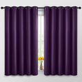 Yakamok Room Darkening Curtains 62x63 inch Length Purple-Living Room | 2 panels by Yakamok