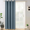 Yakamok Stone Blue Room Darkening Curtains 84 inch Sliding Door Drapes | 1 by Yakamok