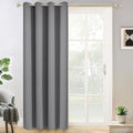 Yakamok Grey Room Darkening Curtains 96 inch Gray Sliding Door Drapes | 1 by Yakamok