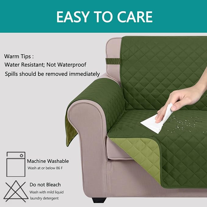 U-NICE HOME Loveseat Sofa Cover - Image 5