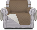 Easy-Going Reversible Couch Cover, Small Chair, Camel/Ivory | Machine Washable by Easy-Going