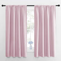 NICETOWN RV Blackout Curtains for Camper Windows, Baby Pink, Short Blackout by NICETOWN