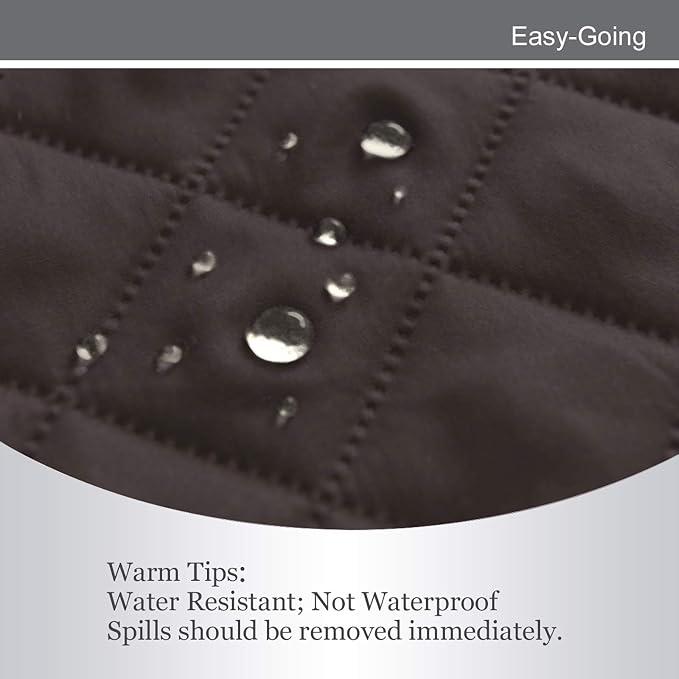 Easy-Going Reversible Couch Cover, 2 Cushion Sofa, Chocolate/Chocolate | - Image 5