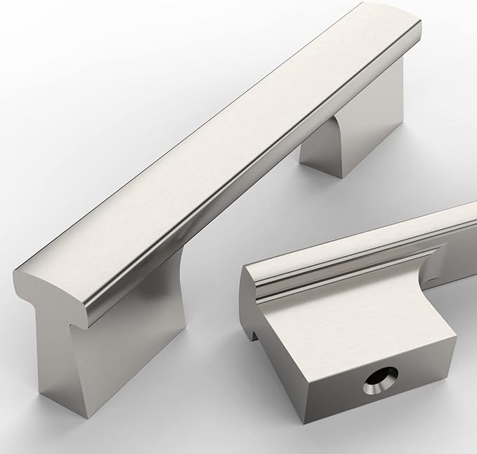 Asidrama 20 Pack 3 Inch(76mm) Brushed Satin Nickel Kitchen Cabinet Handles, Cabinet Pulls Kitchen Cabinet Hardware for Cupboard Drawer Pulls