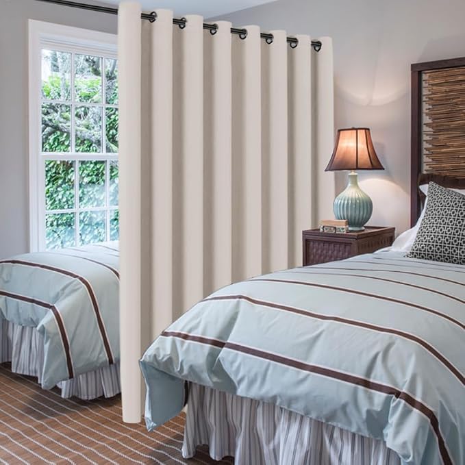 H.VERSAILTEX Blackout Patio Curtains 100 x 90 Inches - Image 2