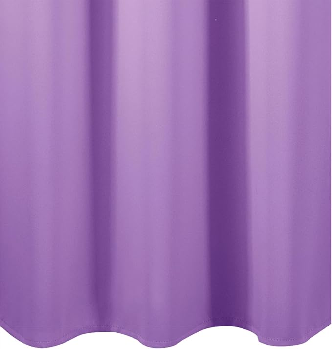 Lavender Blackout Curtains 34 x 63 Inch Length/Set of 2 Curtain Panels/Thermal - Image 8