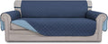 Easy-Going Reversible Couch Cover, 3 Cushion Sofa, Dark Blue/Light Blue | by Easy-Going