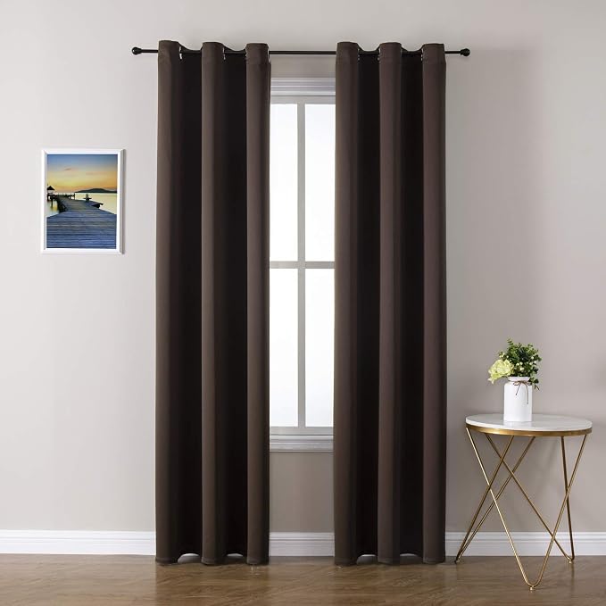 ChrisDowa Blackout Curtains for Bedroom and Living Room 84 Inches Long | 2 by ChrisDowa