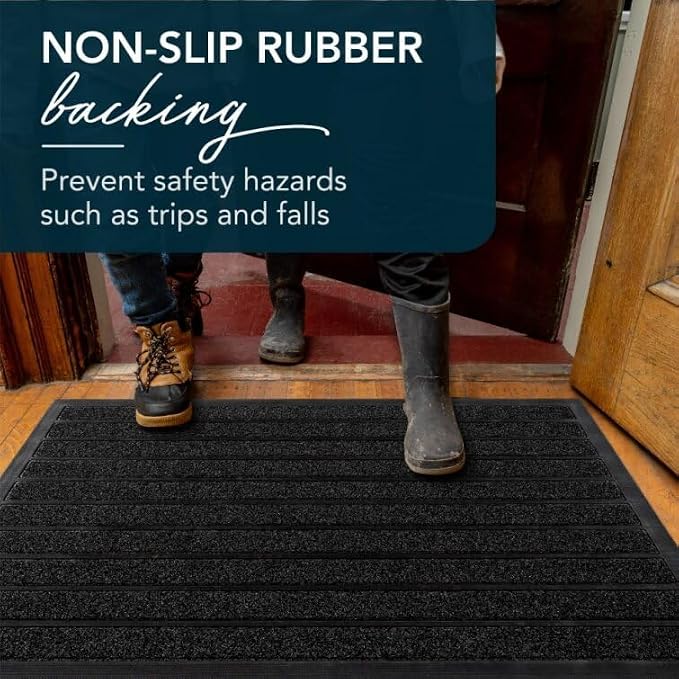 ubdyo Extra Durable Door Mat Outside Entrance | Dirt Trapping, Non-Slip Backing - Image 5
