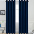 Yakamok Room Darkening Curtains 52x96 inch Length Dark Blue-Living Room | 2 by Yakamok