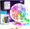 VOLIVO LED Strip Lights 25 FT, App Controlled Bluetooth Led Light Strips Sync with Music, Color Changing Lighting for Bedroom, Home Decoration