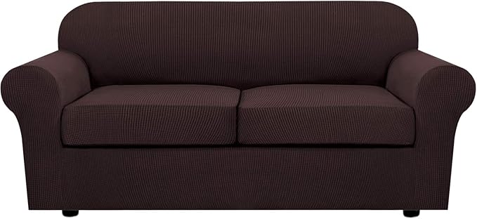 H.VERSAILTEX 3 Piece Stretch Sofa Covers by HVERSAILTEX