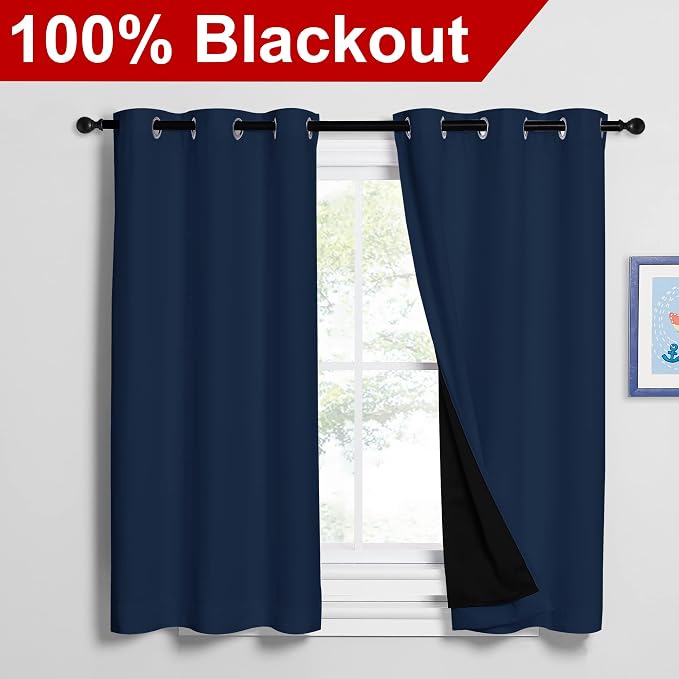 NICETOWN 100% Blackout Curtains - Image 2