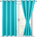 Blackout Curtains for Bedroom, 52 x 45 Inch, 2 Panels | Thermal Insulated & by Hiasan
