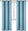 BGment Room Darkening Curtains 84 Inches Long - Grommet Thermal Insulated Drapes Window Treatment Curtains for Bedroom, 2 Panels, 42 x 84 Inch, Greyish Blue