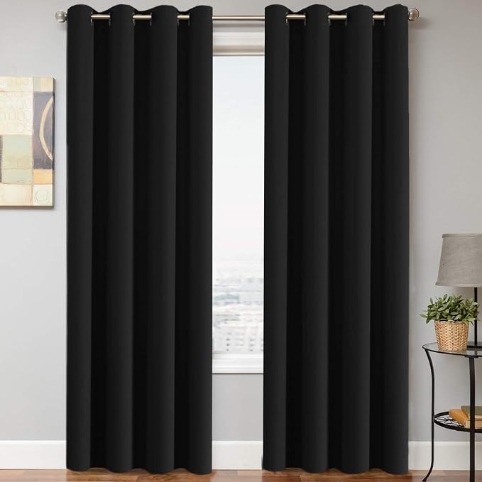 H.VERSAILTEX Thermal Insulated Grommet Blackout Curtains by HVERSAILTEX