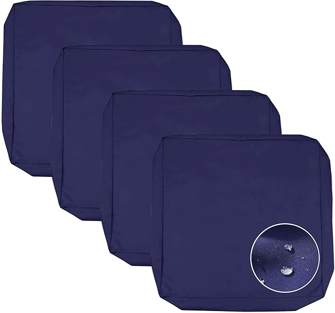Sqodok Patio Cushion Cover 22x22 inch, Outdoor Seat Cushion Slip Cover by Sqodok